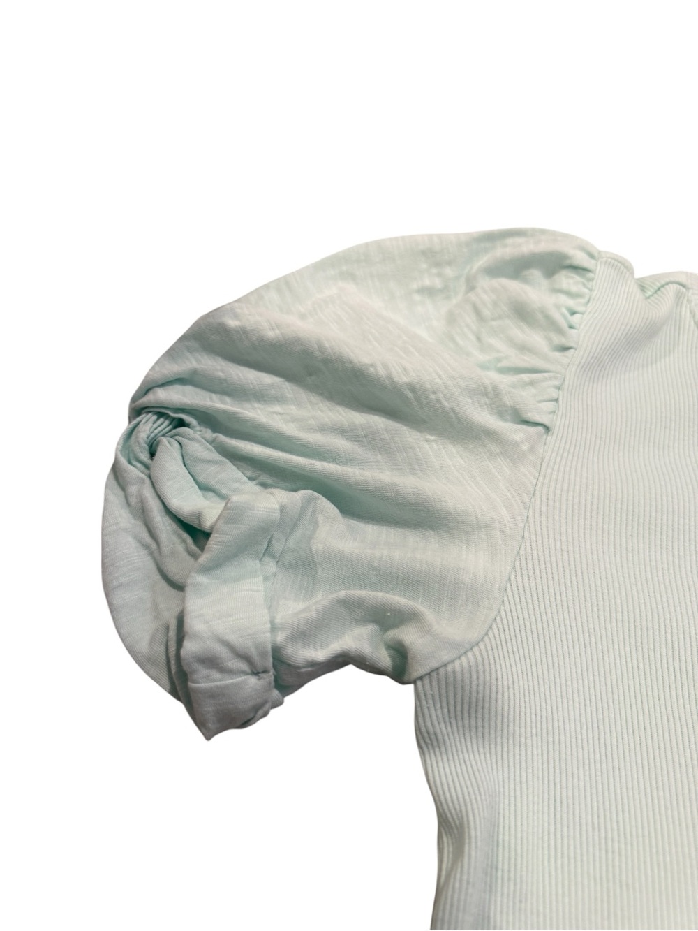1.STATE Light Blue Ribbed Tee - Picture 5 of 7